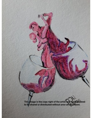 Dancing Wine Glasses